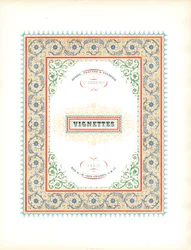 Prächtige Titelseite für Vignetten