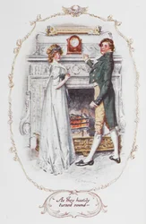 Als sie sich hastig umdrehten, Illustration aus 