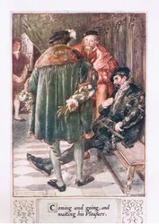 Kommen und Gehen, und warten auf sein Vergnügen