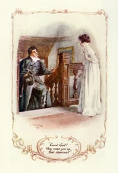 Guter Gott! Wie kamen Sie diese Treppe hinauf? (Illustration)