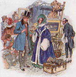 Große Erwartungen, Estella kommt mit der Kutsche aus Rochester in Cheapside an