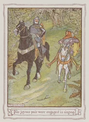 Illustration für Ivanhoe von Sir Walter Scott