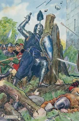 Illustration für Das belagerte Schloss von Sir Walter Scott