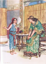 Illustration aus Durch die Bibel, veröffentlicht 1928