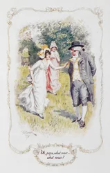 Oh Papa, welche Neuigkeiten - welche Neuigkeiten?, Illustration zu 