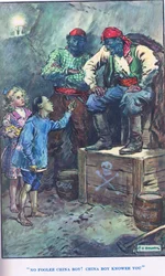 Königin der Pirateninsel, Illustration aus 