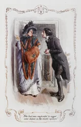 Sie hatte sogar vorgeschlagen, einige Regale in den Schränken oben anzubringen, William Collins, Illustration zu 