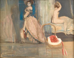 Der rote und weiße Hut