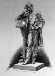 Hector Berlioz, nach der Statue von Alfred Lenoir im Square Vintimille, Paris, 1886