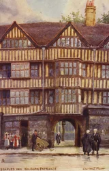 Staples Inn, Holborn Eingang, London
