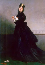 Die Dame mit dem Handschuh, 1869