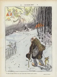 Das verlorene Paradies. Illustration für Le Rire