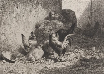 Hahn und Hennen, 1864