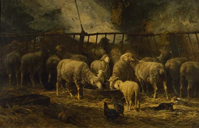Der große Schafpferch, 1881