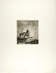 Reisender zu Pferd