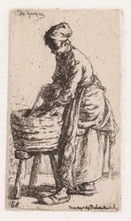 Wäscherin, 1850