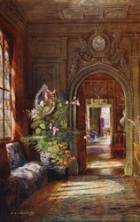 Knole House: Kolonnade