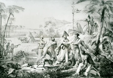 Nur die Lorbeerbäume wachsen ohne Pflege, Illustration für General Lallemand (1774-1839) in Champ d