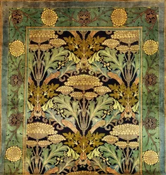 Ein Donegal-Wollteppich mit Blumendesign, ca. 1903