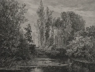 Hirsche am Wasser, 1850