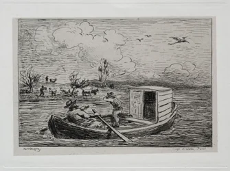Die Bootsfahrt: Le Mot de Cambronne Das Schimpfwort, 1861