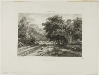 Das Adlernest im Wald von Fontainebleau