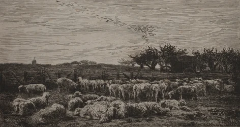 Der große Schafstall, 1860