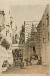 Ägyptische Straßenszene