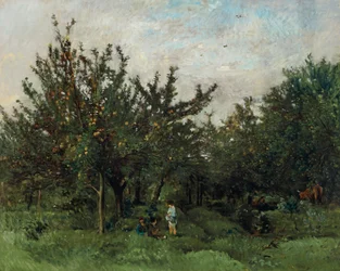 Ein Apfelgarten