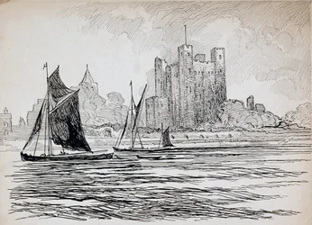 Rochester Castle, Kent, 1892-1933