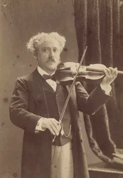 Porträt des Geigers und Komponisten Pablo de Sarasate 1844-1908, ca. 1890