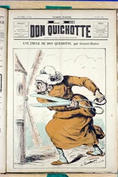 Titelblatt von Le Don Quixote, Nummer 53, Satirique en Couleurs