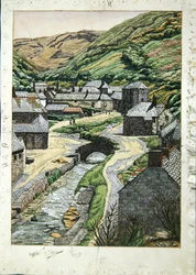 Boscastle, Cornwall, um 1919