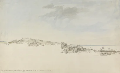 Lissabon, vom Kloster St. Francis da Citadel, 1774