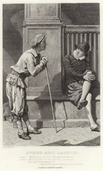 Speed und Launce, Zwei Herren aus Verona, Akt II, Szene V