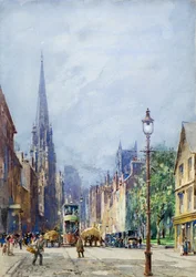 Die Nethergate, Dundee Blick nach Westen, ca. 1917