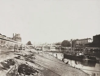 Blick von der Pont de la Concorde, 1852