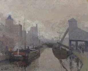 Der Canal de Roubaix, um 1910