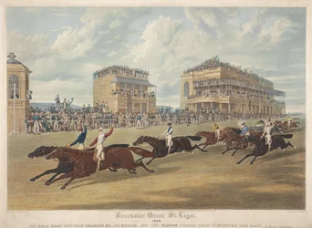 Das Große St. Leger von Doncaster, 1839. Das tote Rennen zwischen Charles XII und Euclid.