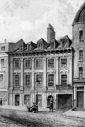Residenz von John Hoole, Great Queen Street, Lincolns Inn Fields, London, 1840