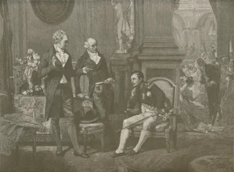 Napoleon, Goethe und Wieland, 1808, 1896