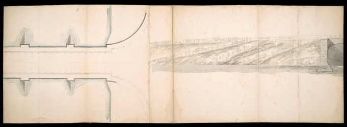 Entwürfe der geplanten Brücke über die Themse in London