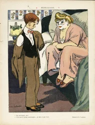Illustration von Chas-Laborde (1886-1941) in Le Lire, 30/11/12 - Desillusion - Prostitution