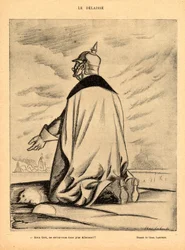 Rotes Lachen, Satirisch in Schwarz-Weiß