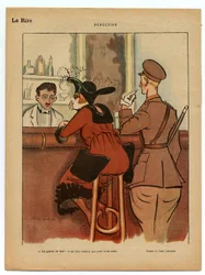 Das Rote Lachen, Satirisch in Farben