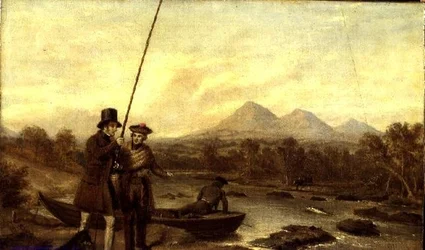 Lachsangeln am Eildon Hill