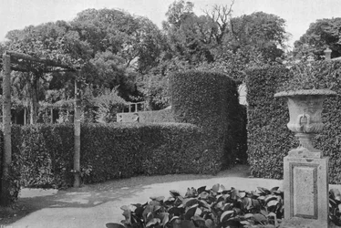 In der Nähe des Rosengartens