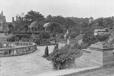 Nordende der Teichterrasse