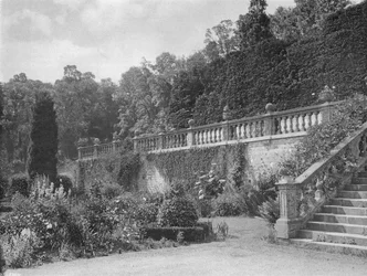 Eine Hälfte der Westterrasse