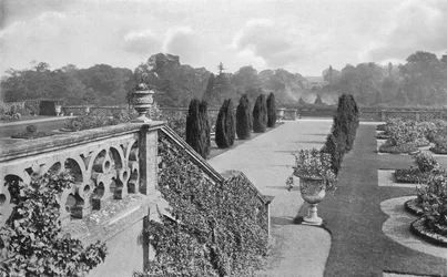 Treppe zum Ostgarten